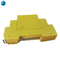 Caixa Shell Yellow plástica do prendedor de relâmpago da modelagem por injeção