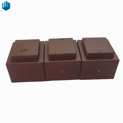 Tiros plásticos da caixa retangular industrial de Brown dos produtos da modelagem por injeção 35000
