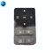 Botão de controle remoto preto Produtos de moldagem por injeção ABS / Personalizável